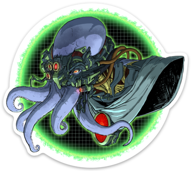 4&quot; Vinyl MechaSticker: Mechathid 01