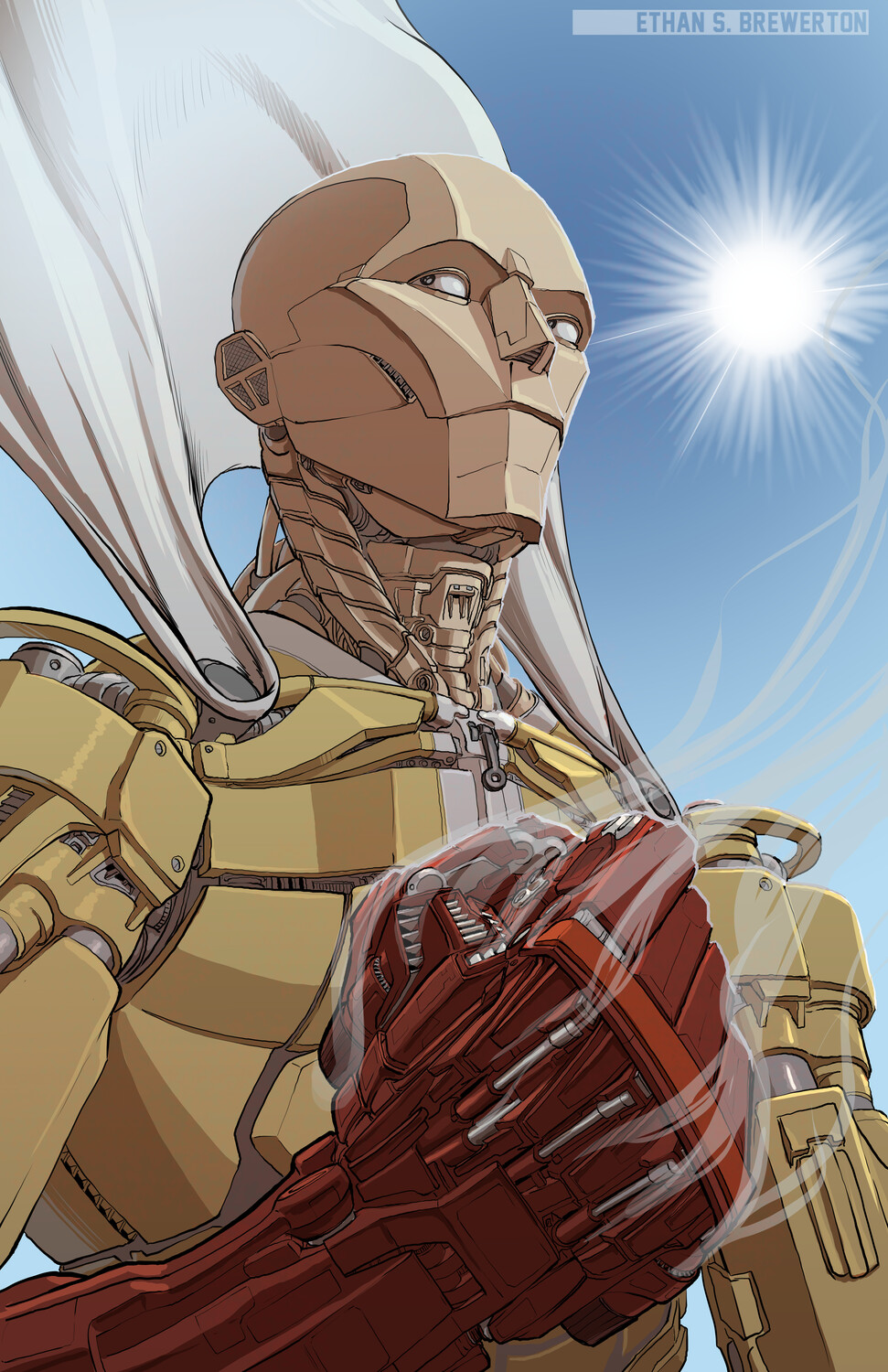 Mecha-Saitama Print Mecha-Saitama Print