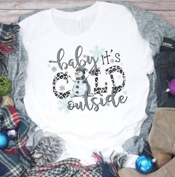Baby It's Cold Outside - Plastisol Screen Print Transfer (Adult)