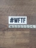 WFTF Hashtag Decal, 2&quot; x 5.5&quot;