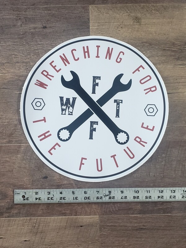 WFTF Logo Decal, 10&quot;