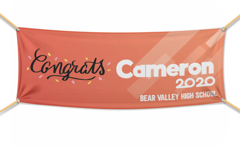 Freestyle Color 3 Graduation Banners (2x5')