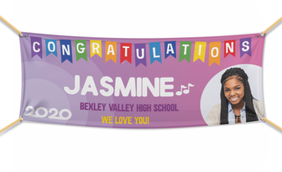 Freestyle Color 12 Graduation Banners (2x5')