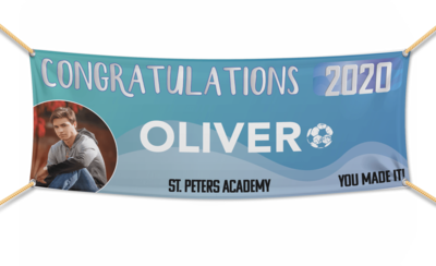 Freestyle Color 13 Graduation Banners (2x5')