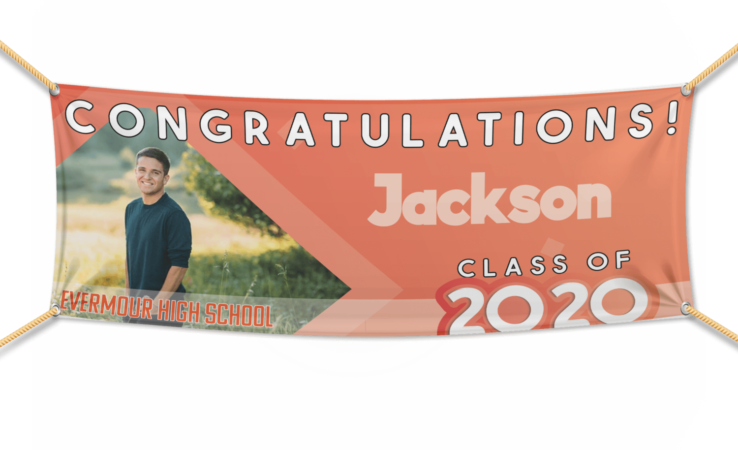Freestyle Color 9 Graduation Banners (2x5')
