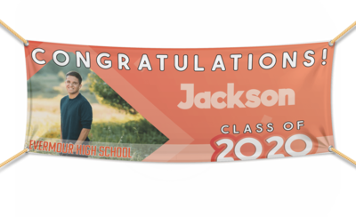 Freestyle Color 9 Graduation Banners (2x5')