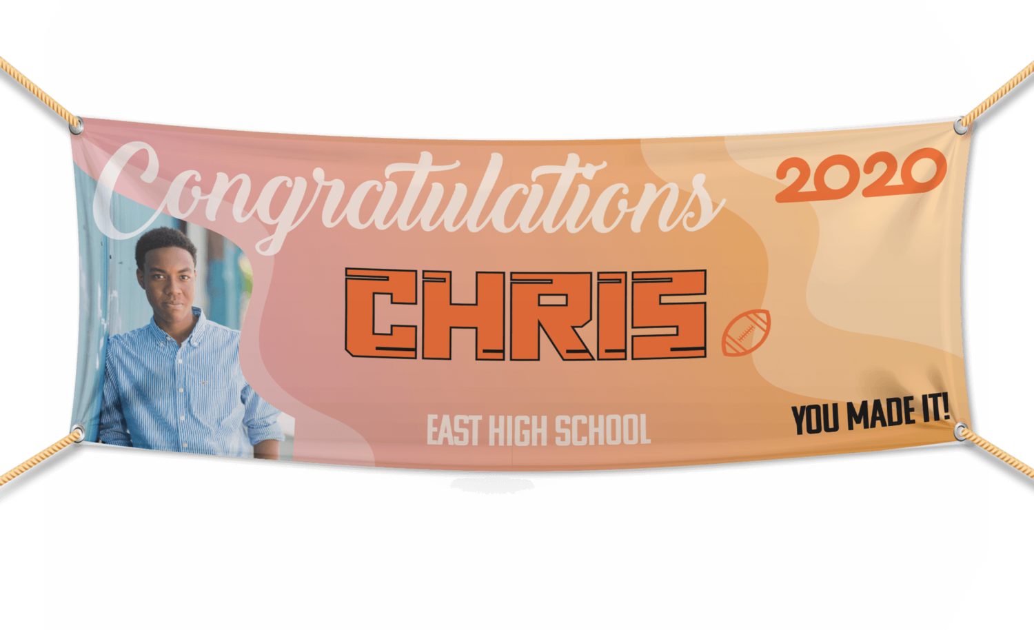 Freestyle Color 7 Graduation Banners (2x5')