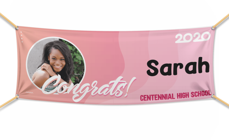 Freestyle Color 6 Graduation Banners (2x5')