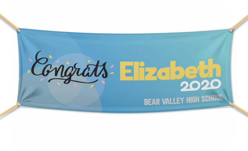 Freestyle Color 11 Graduation Banners (2x5')