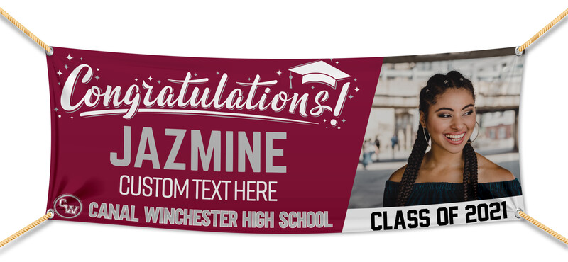 Canal Winchester High School Graduation Banners (2x5')
