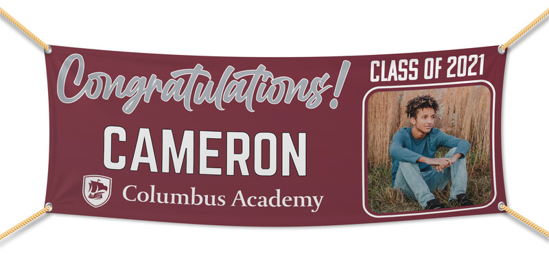 Columbus Academy  Graduation Banners (2x5')