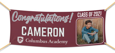 Columbus Academy Graduation Banners (2x5')