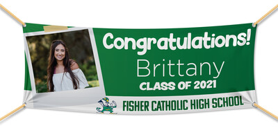 Fisher Catholic High School Graduation Banners (2x5')