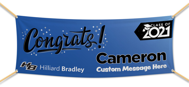 Hilliard Bradley High School Graduation Banners (2x5')