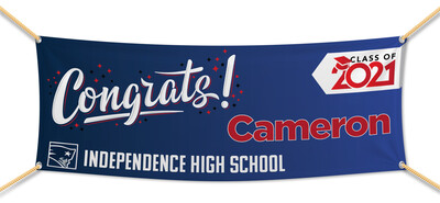 Independence High School Graduation Banners (2x5')