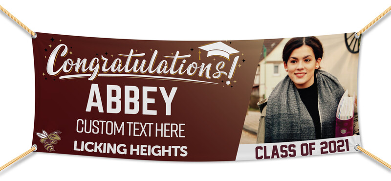 Licking Heights High School Graduation Banners (2x5')