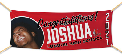 London High School Graduation Banners (2x5')