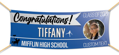 Mifflin High School Graduation Banners (2x5')