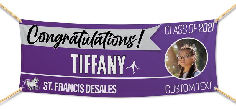 St. Francis DeSales High School Graduation Banners (2x5')