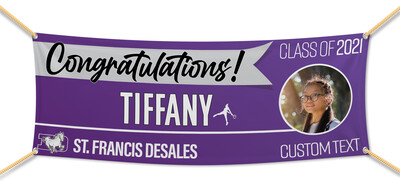 St. Francis DeSales High School Graduation Banners (2x5')