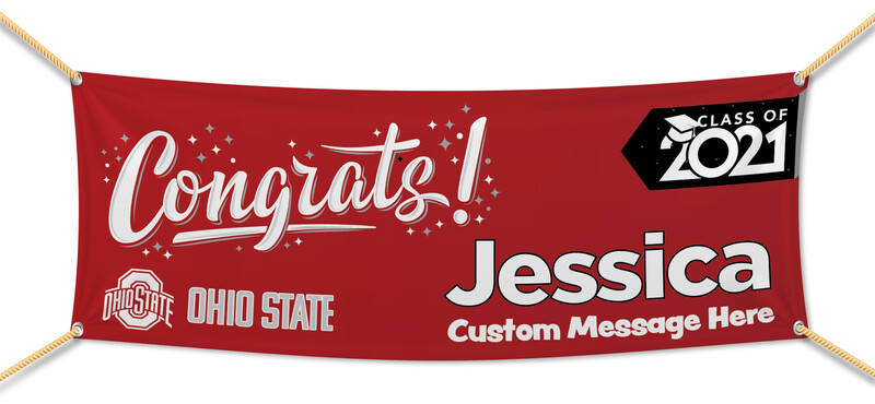Ohio State OSU Graduation Banners (2x5')