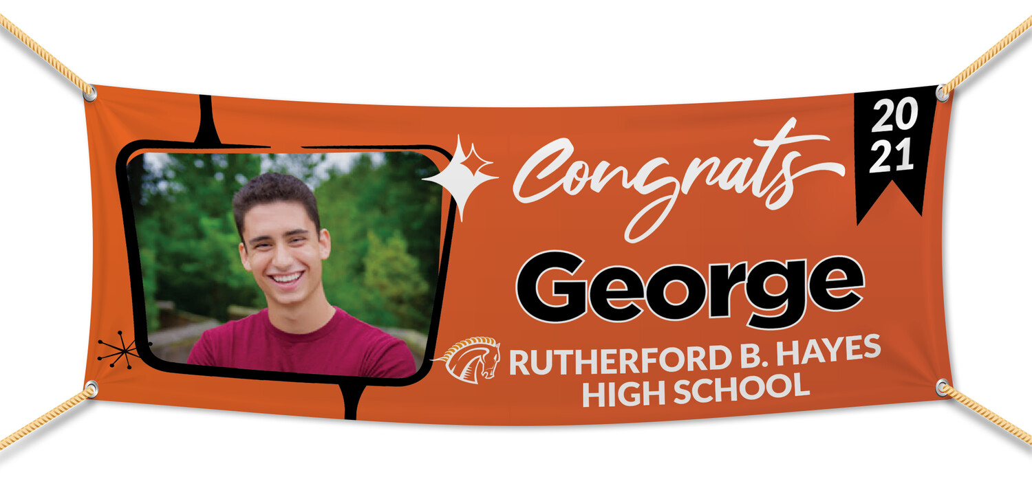 Rutherford B Hayes High School Graduation Banners (2x5')