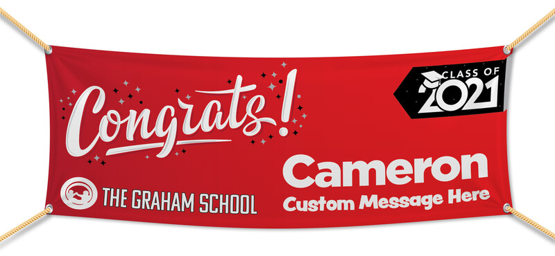 The Graham School Graduation Banners (2x5')