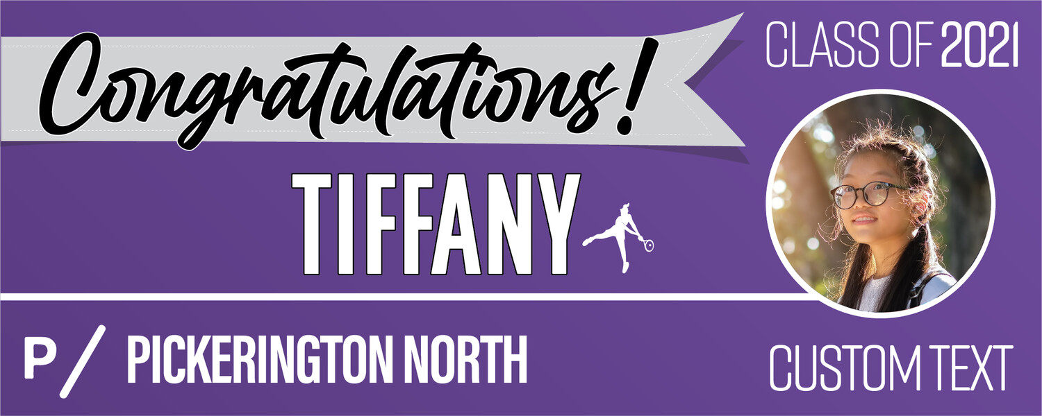 Pickerington North High School Graduation Banners (2x5'), Banner Choice: 1