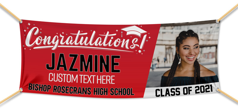 Bishop Rosecrans High School Graduation Banners (2x5')