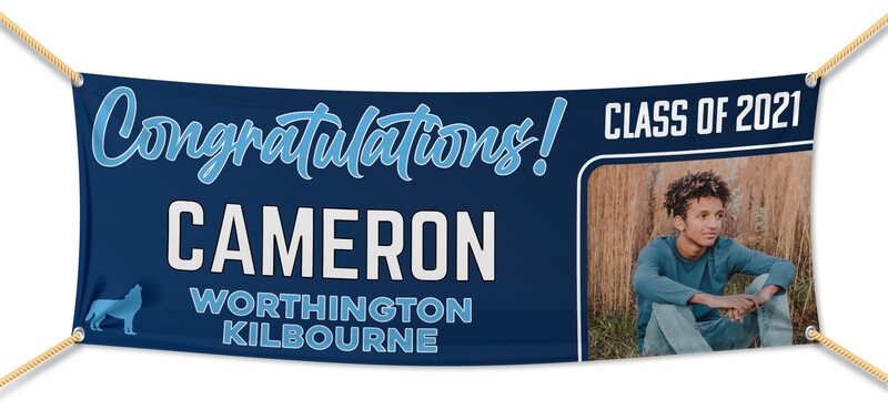 Worthington Kilbourne High School Graduation Banners (2x5')