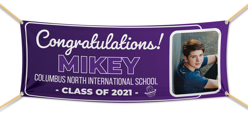 Columbus North International School Graduation Banners (2x5')