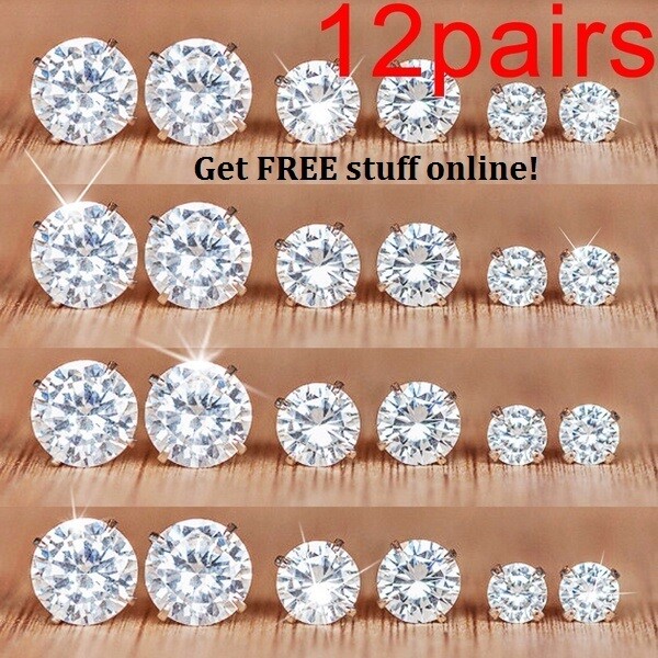 FREE 12 pair earring set