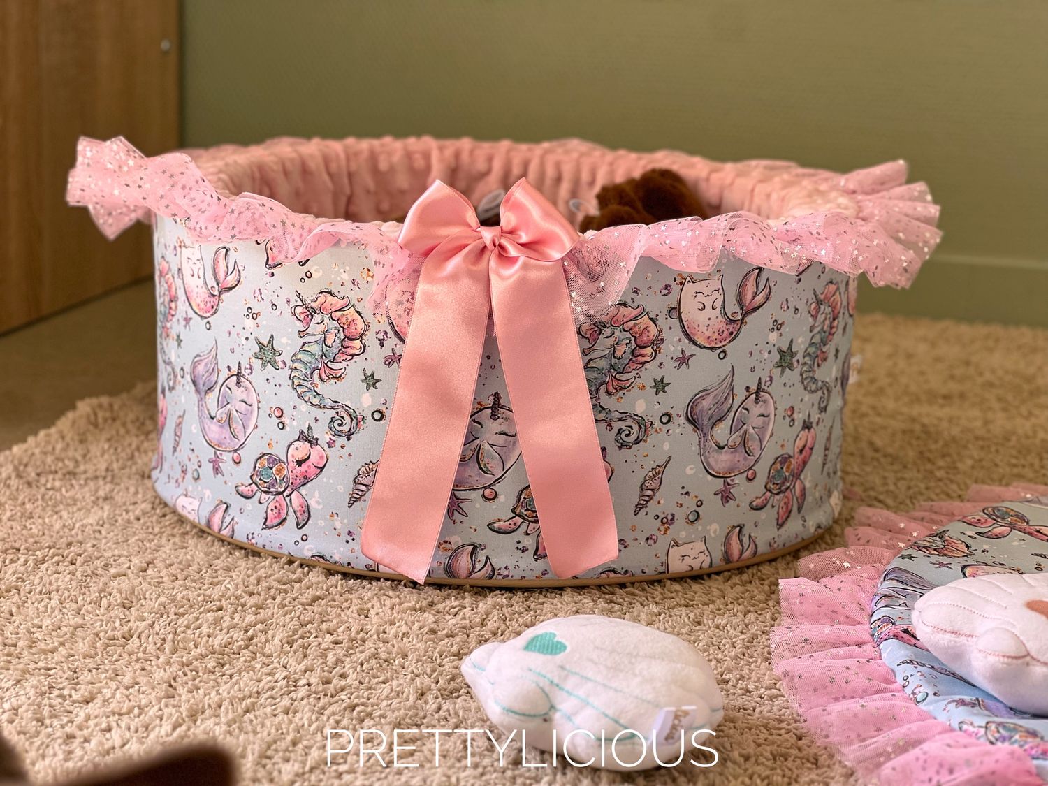 Grand panier à jouets Little mermaid