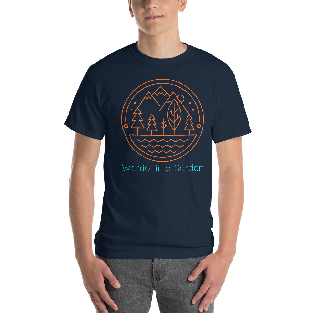 Warrior in a Garden Double Color Emblem T-Shirt