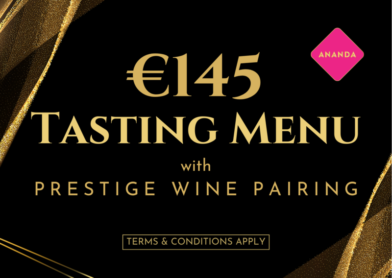 ANANDA's Tasting Experience with Prestige Wine Pairing