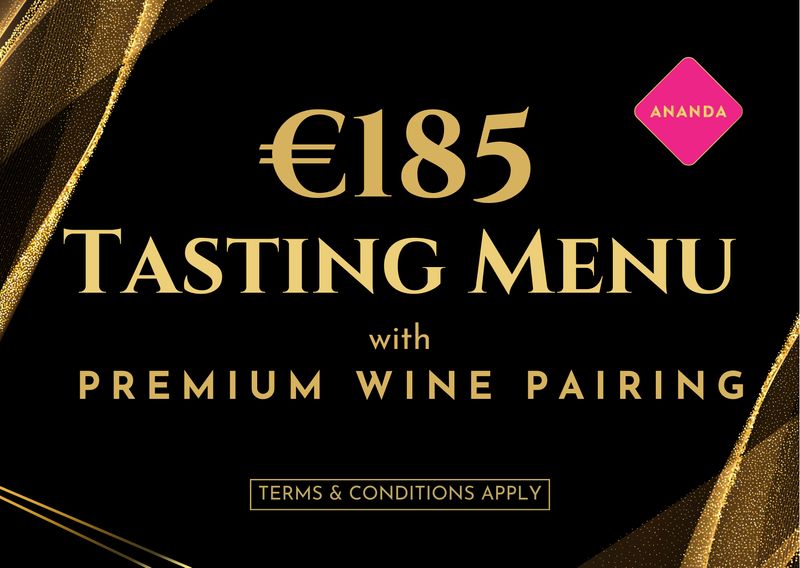 ANANDA's Tasting Experience with Premium Wine Pairing