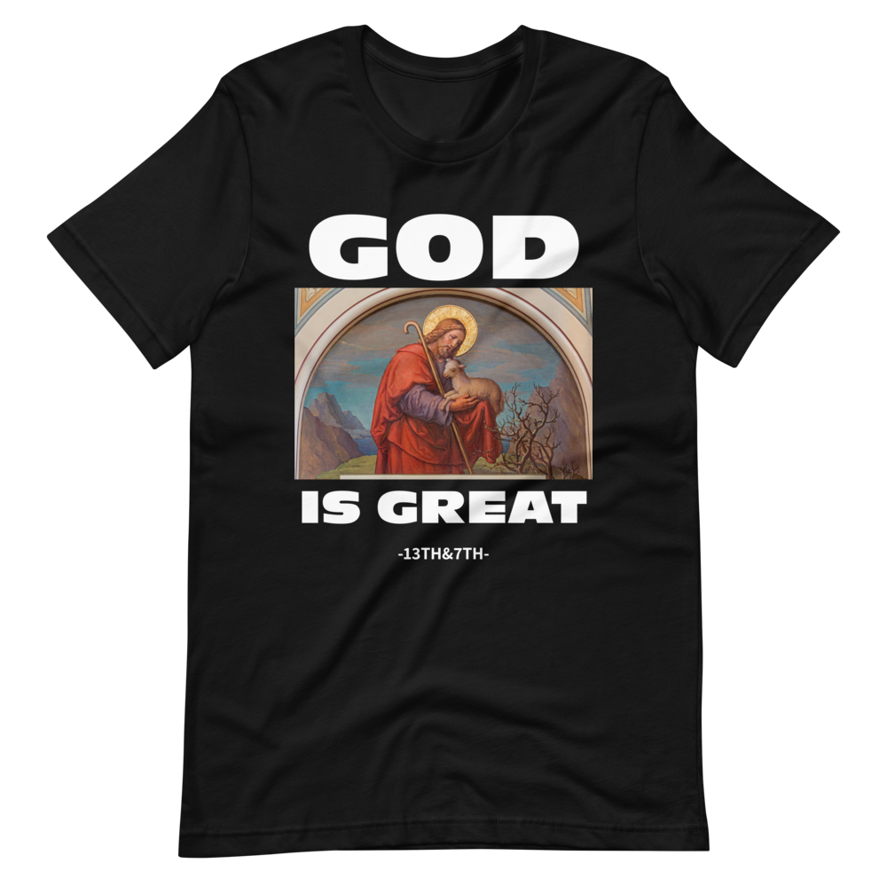 GOD IS GREAT, Color: Black, Size: XS