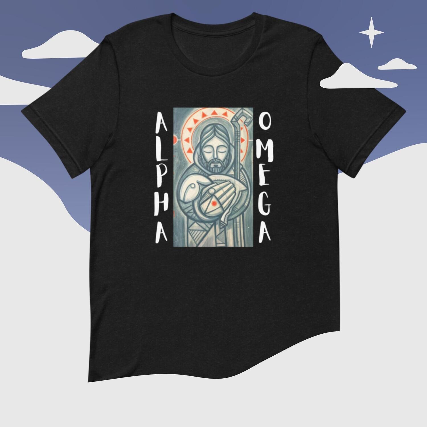 ALPHA - OMEGA, Primary color: Black Heather, Size: S