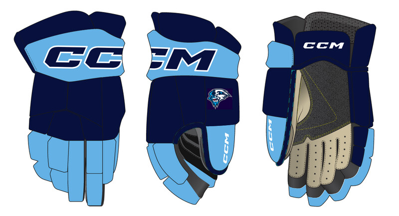 3- CCM Custom CHILL Hockey Gloves