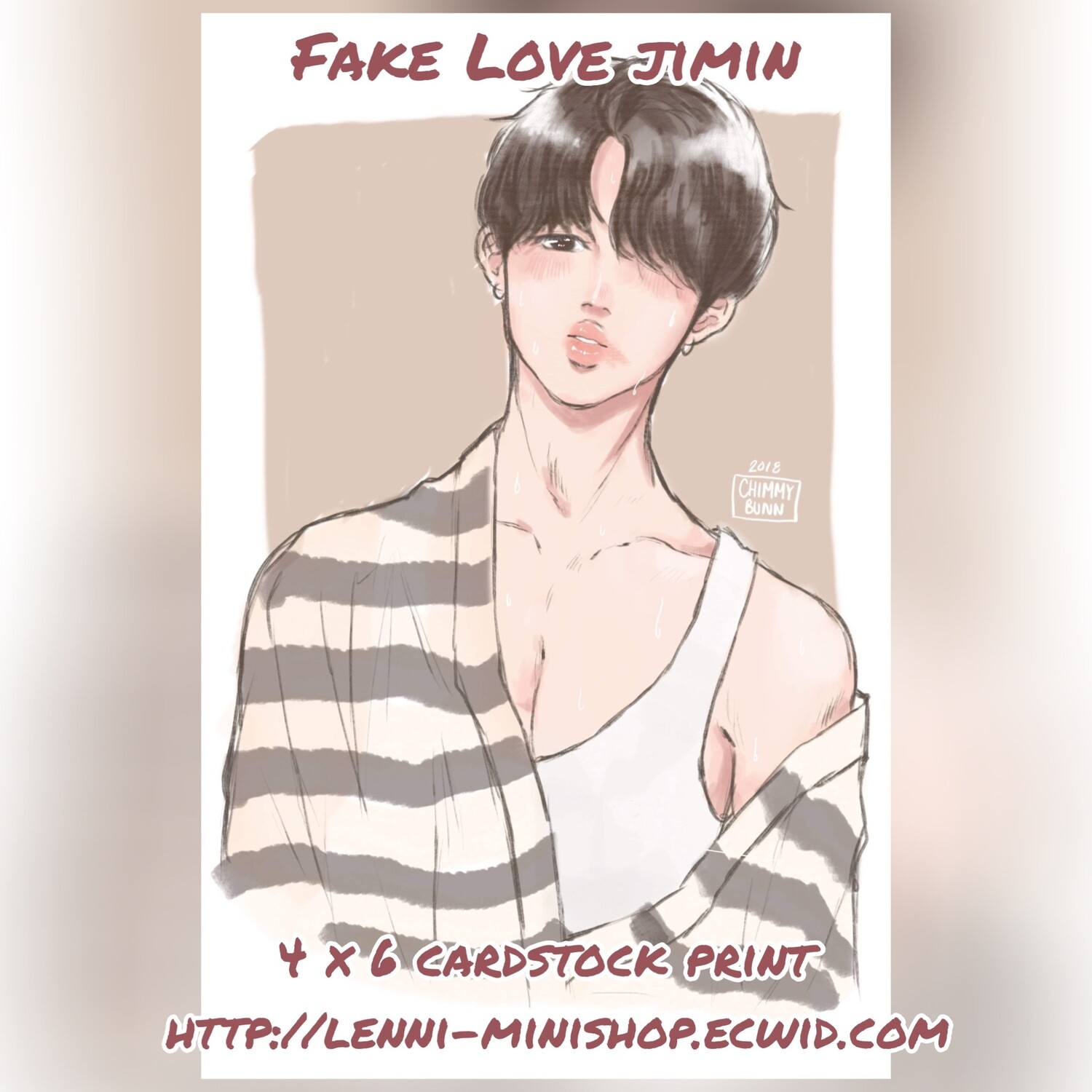 Jimin Fake Love Print