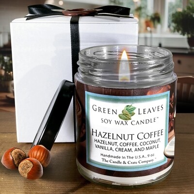 Hazelnut Coffee Soy Wax Candle