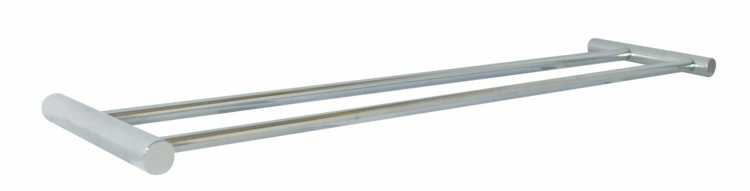 600mm Double Towel Rail Round PSS