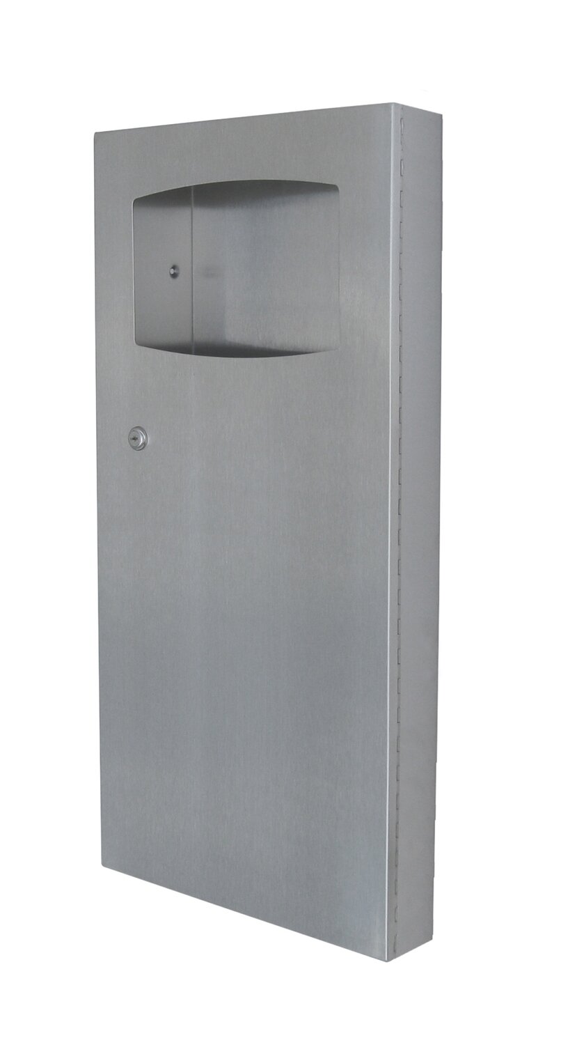 Surface Mounted Accessible Waste Receptacle SS