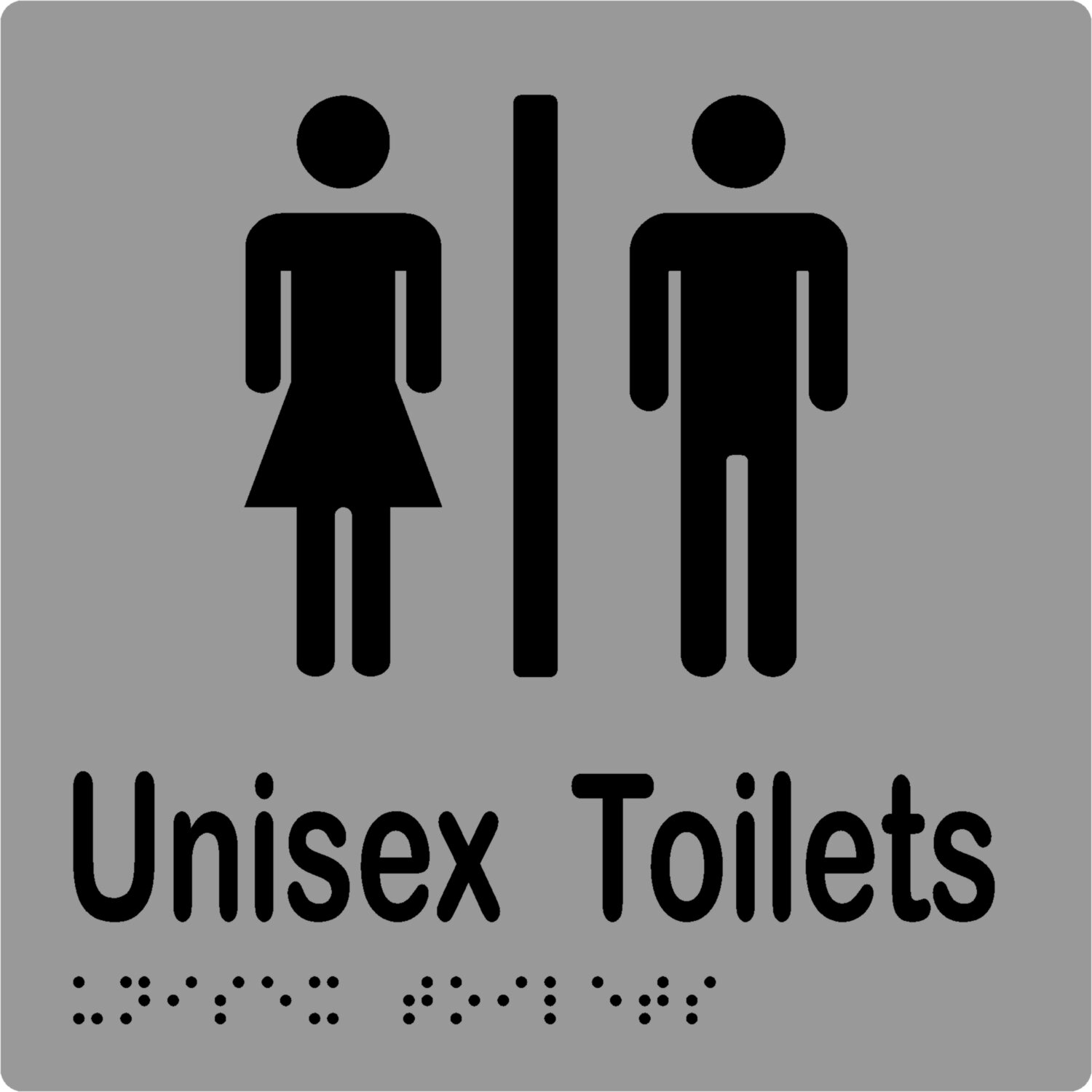 Unisex Toilet Airlock Silver/Black