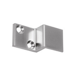 Brass Satin Chrome ' Z ' Staple