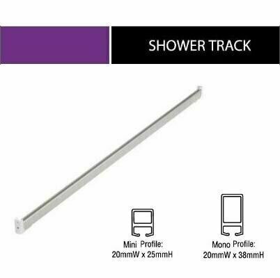 1000mm Mini Straight Shower Track CA