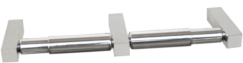 Dual Toilet Roll Holder Square PSS