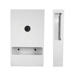 Interfold Toilet Paper Dispenser Powder Coat White