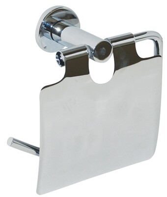 Toilet Roll Holder CP with Hood