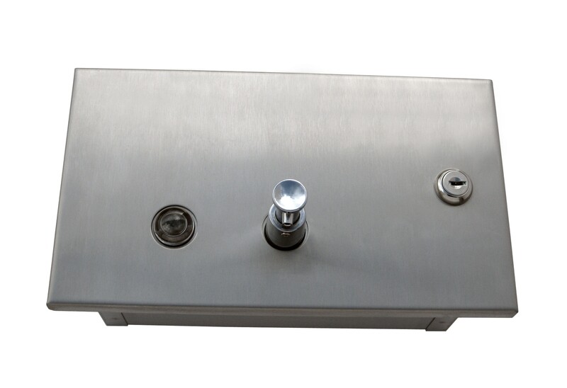 Recessed Horizontal Liquid Soap Dispenser SS